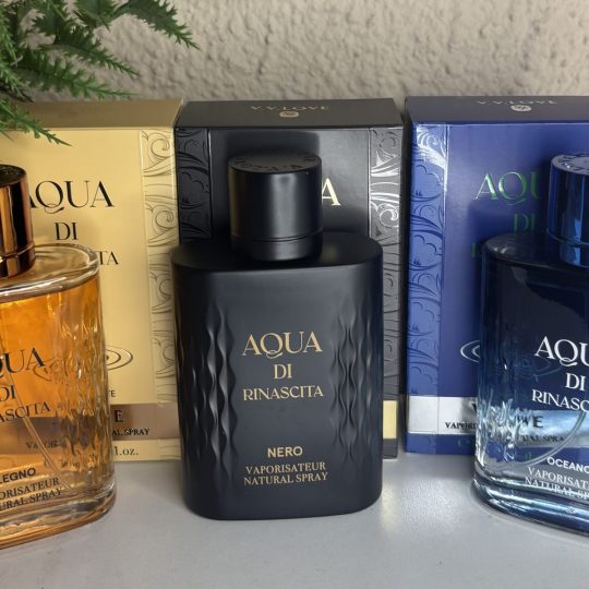 6x Aqua Perfume Set 100ml
