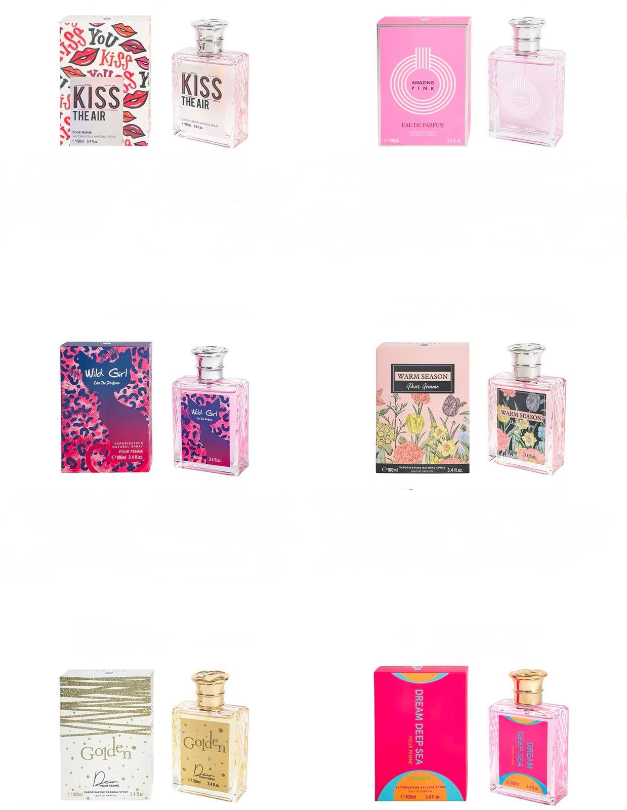 10x Perfumes 100ml