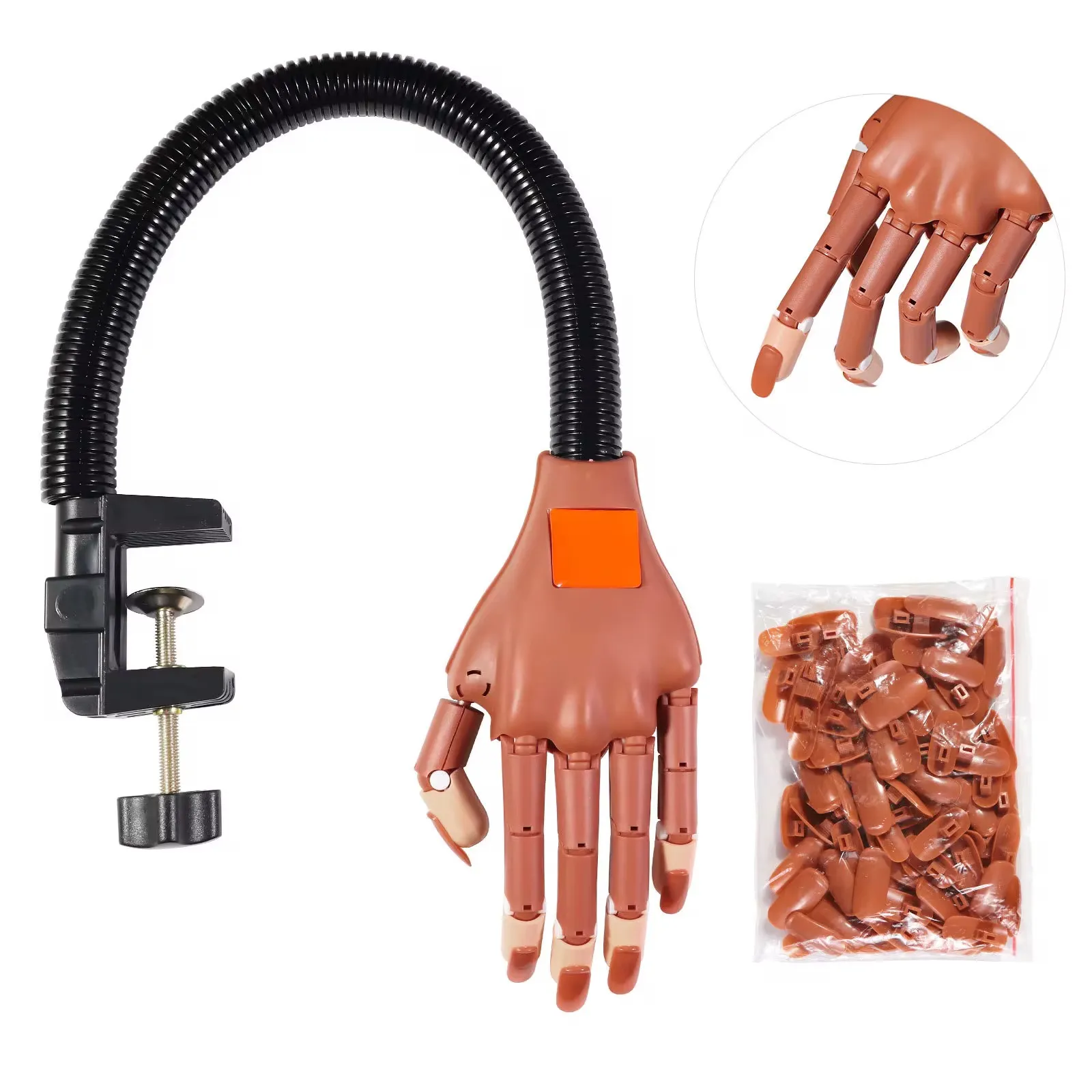 Practice Hand (100 Pieces Tips Included)